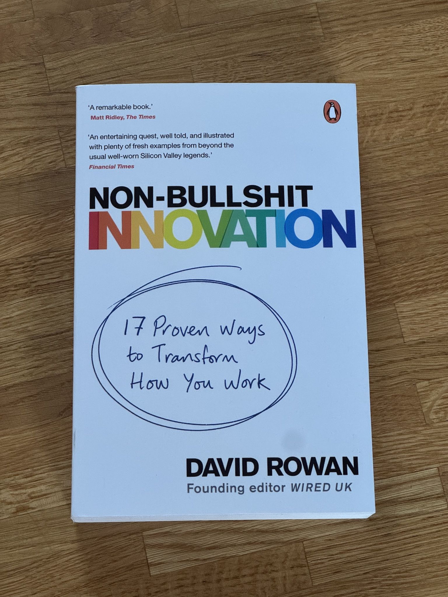 Non-Bullshit Innovation